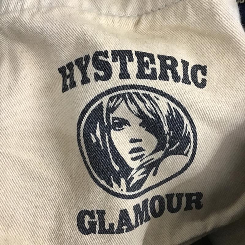 ヒステリックグラマー HYSTERIC GLAMOUR パンツ デニム、ジーンズ 0263AP20 スリムパンツ 加工パンツ ペイントパンツ スタッズ 32インチ 総柄 インディゴ / インディゴ /  メンズ USED 古着 中古 10105210