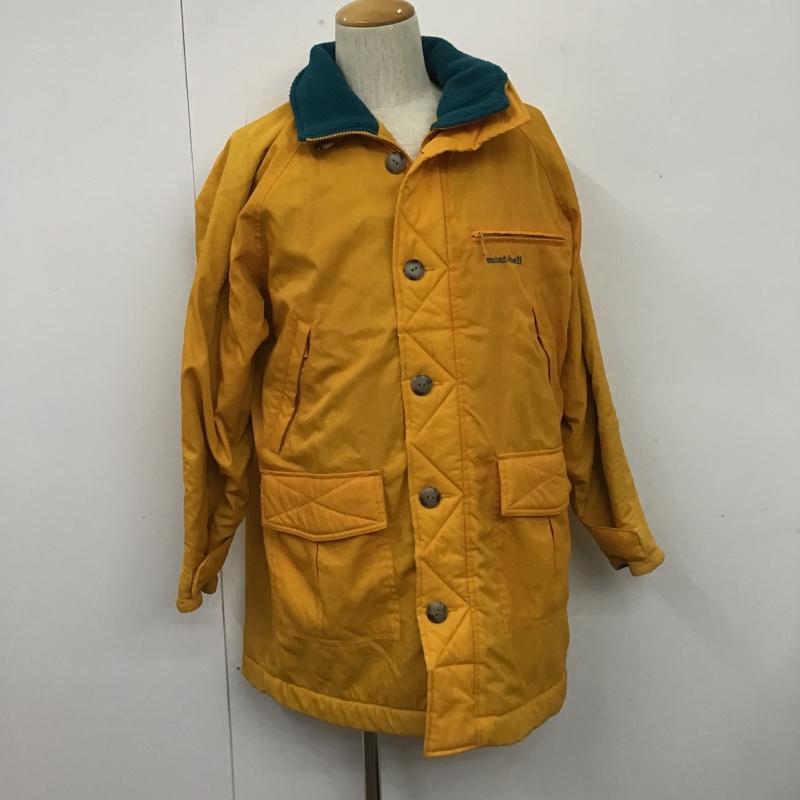 モンベル mont-bell ジャケット、上着 ジャンパー、ブルゾン ジップアップジャケット アウター カジュアルジャケット 90s 古着 S ロゴ、文字 黄 / イエロー /  メンズ USED 古着 中古 10105212