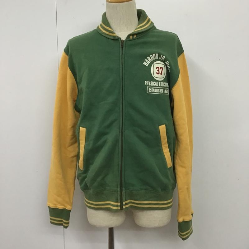 チャンピオン Champion ジャケット、上着 ジャケット、ブレザー ジップアップジャケット スウェット カジュアルジャケット 00S 古着 L ロゴ、文字 黄 / イエロー / X 緑 / グリーン /  メンズ USED 古着 中古 10105213