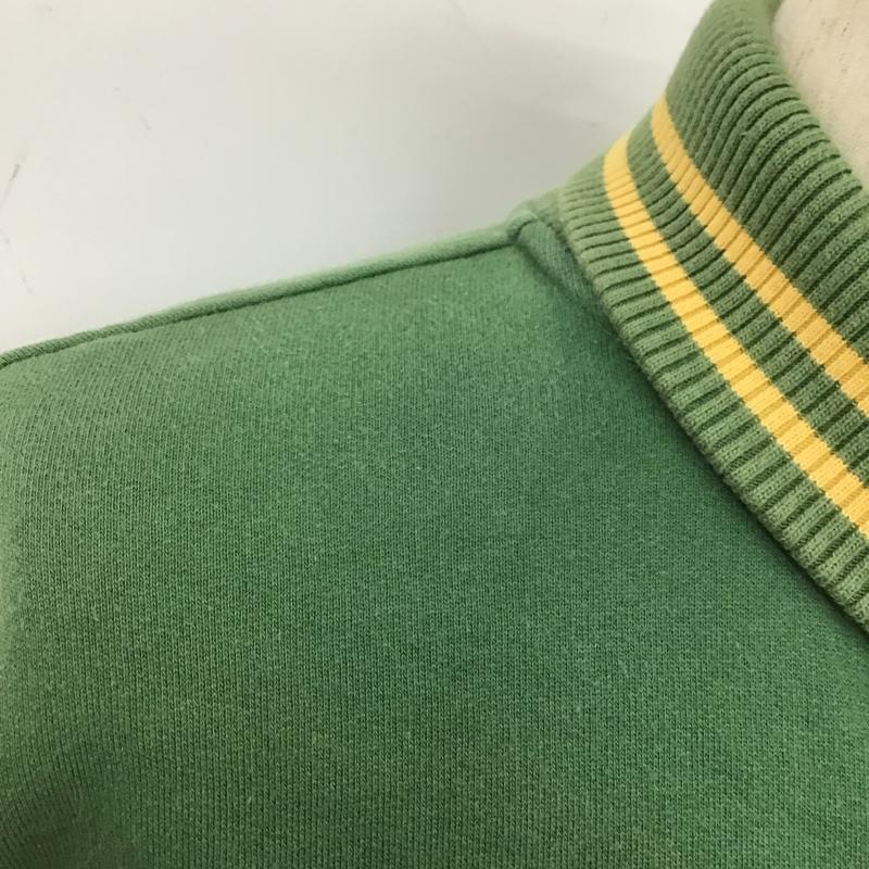 チャンピオン Champion ジャケット、上着 ジャケット、ブレザー ジップアップジャケット スウェット カジュアルジャケット 00S 古着 L ロゴ、文字 黄 / イエロー / X 緑 / グリーン /  メンズ USED 古着 中古 10105213