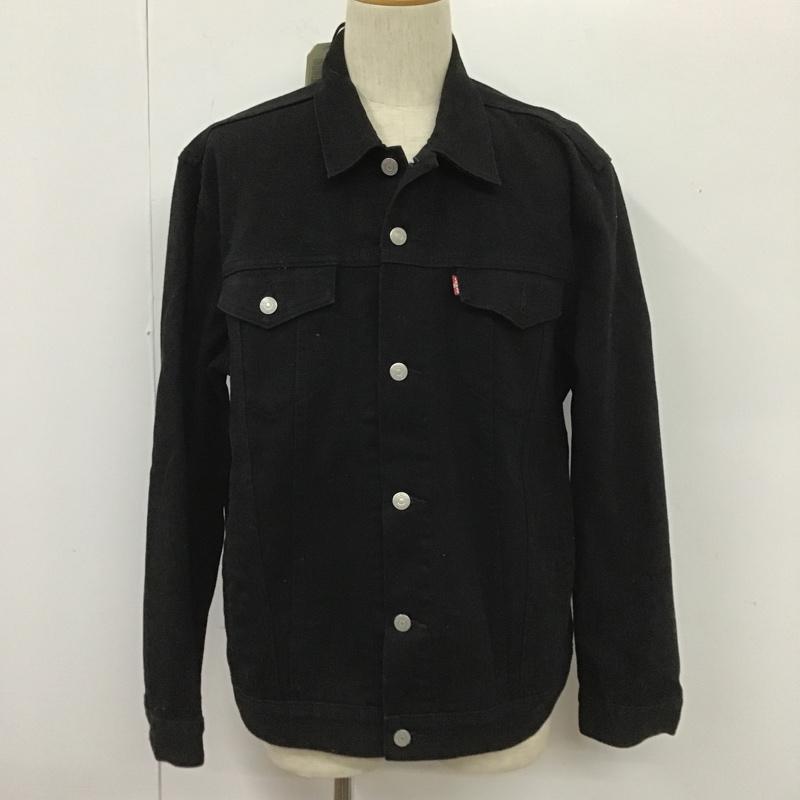リーバイストラウスアンドコー Levi Strauss & co. ジャケット、上着 ジャケット、ブレザー Gジャン デニムジャケット アウター カジュアルジャケット アウター XL 無地 黒 / ブラック /  メンズ USED 古着 中古 10105219