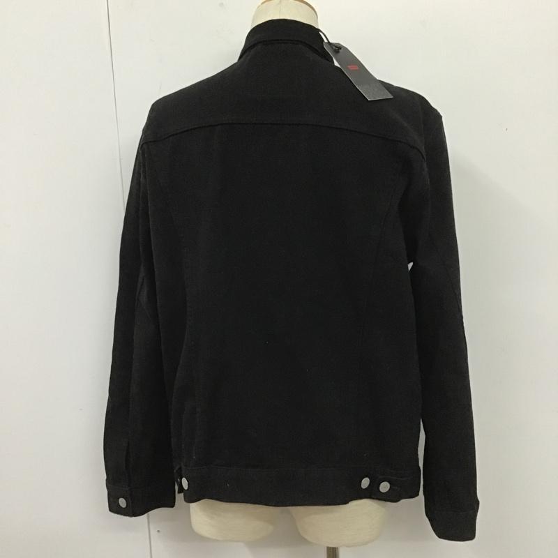 リーバイストラウスアンドコー Levi Strauss & co. ジャケット、上着 ジャケット、ブレザー Gジャン デニムジャケット アウター カジュアルジャケット アウター XL 無地 黒 / ブラック /  メンズ USED 古着 中古 10105219