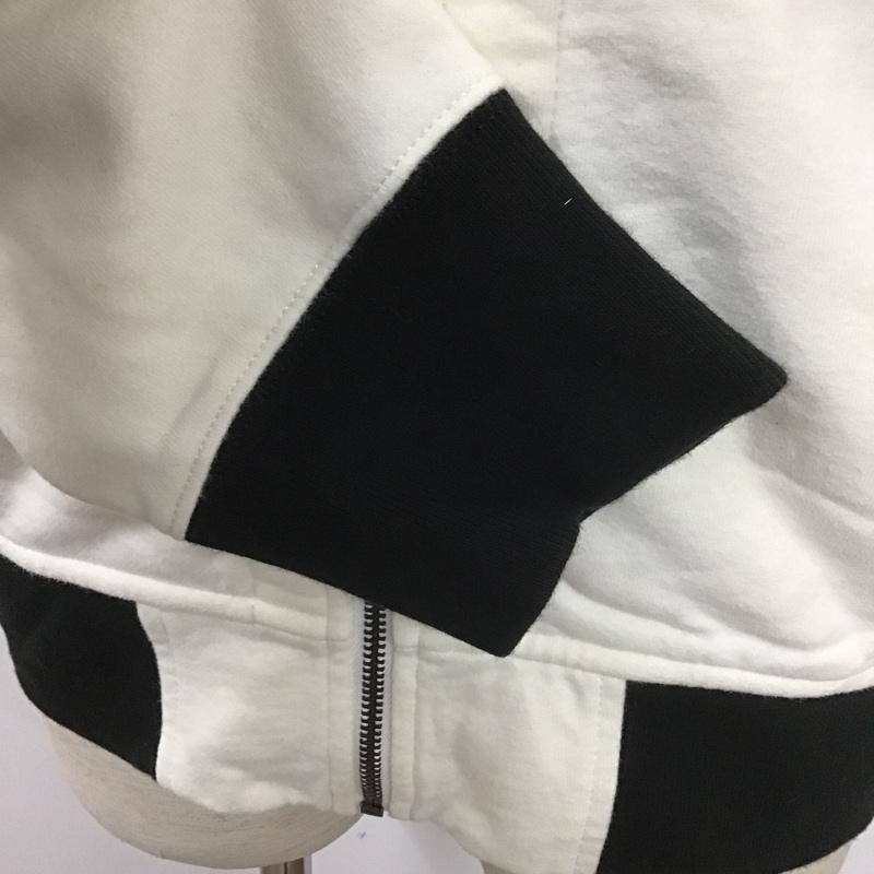ポロバイラルフローレン Polo by RALPH LAUREN パーカー 長袖 ジップアップジャケット パーカー ジップパーカー スウェット L ロゴ、文字 白 / ホワイト /  メンズ USED 古着 中古 10105224