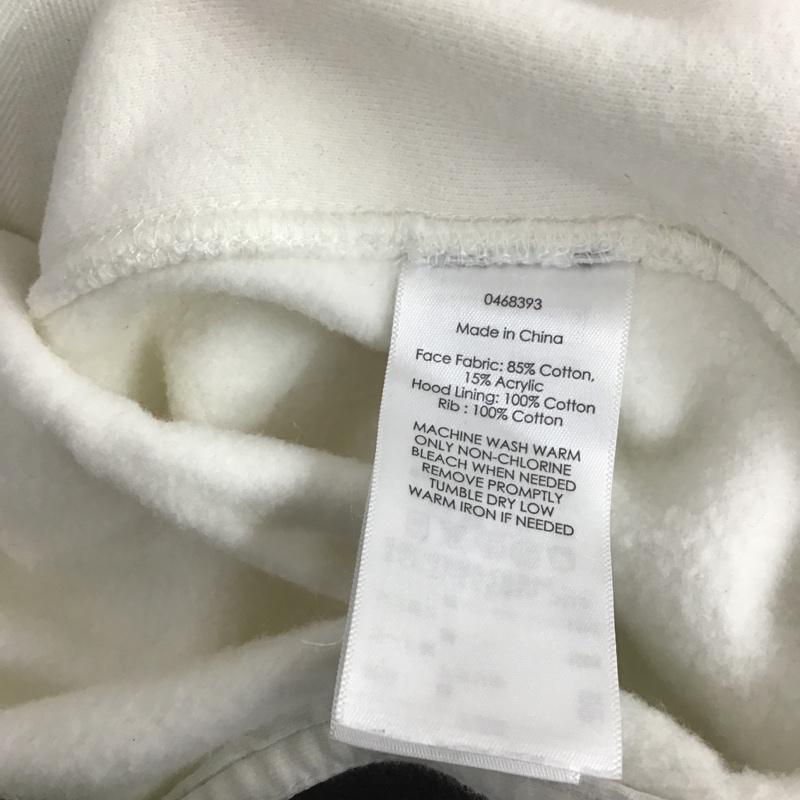 ポロバイラルフローレン Polo by RALPH LAUREN パーカー 長袖 ジップアップジャケット パーカー ジップパーカー スウェット L ロゴ、文字 白 / ホワイト /  メンズ USED 古着 中古 10105224