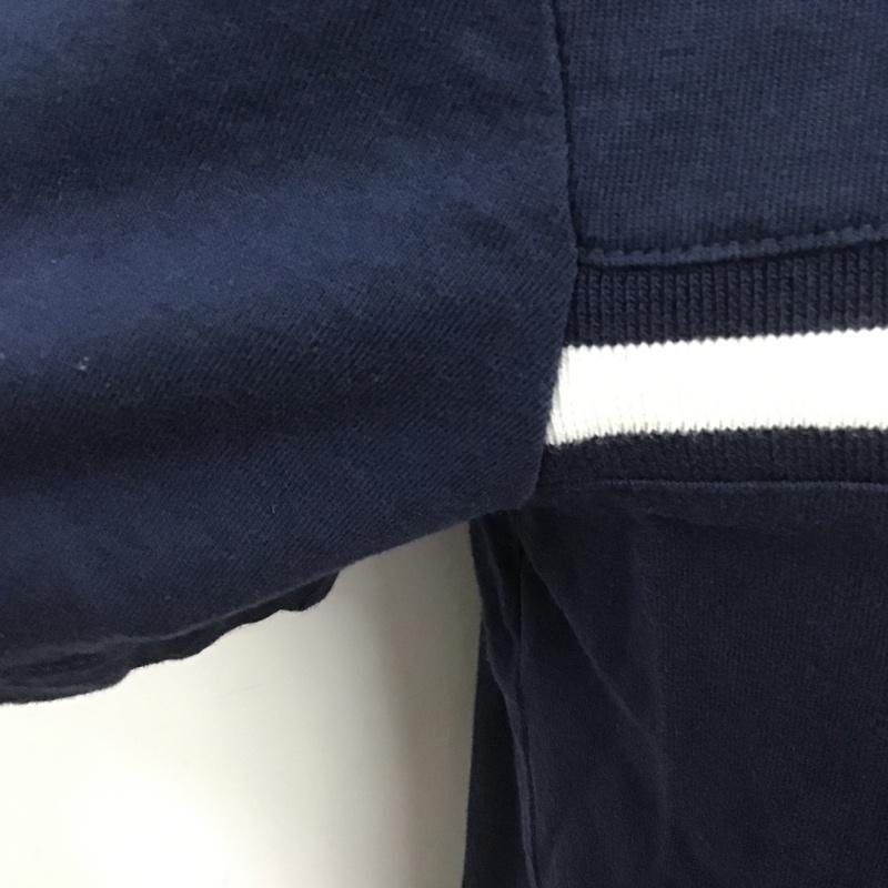 トミーヒルフィガー TOMMY HILFIGER Tシャツ 半袖 半袖カットソー クルーネックカットソー 刺繍Tシャツ L ロゴ、文字 紺 / ネイビー /  メンズ USED 古着 中古 10105225