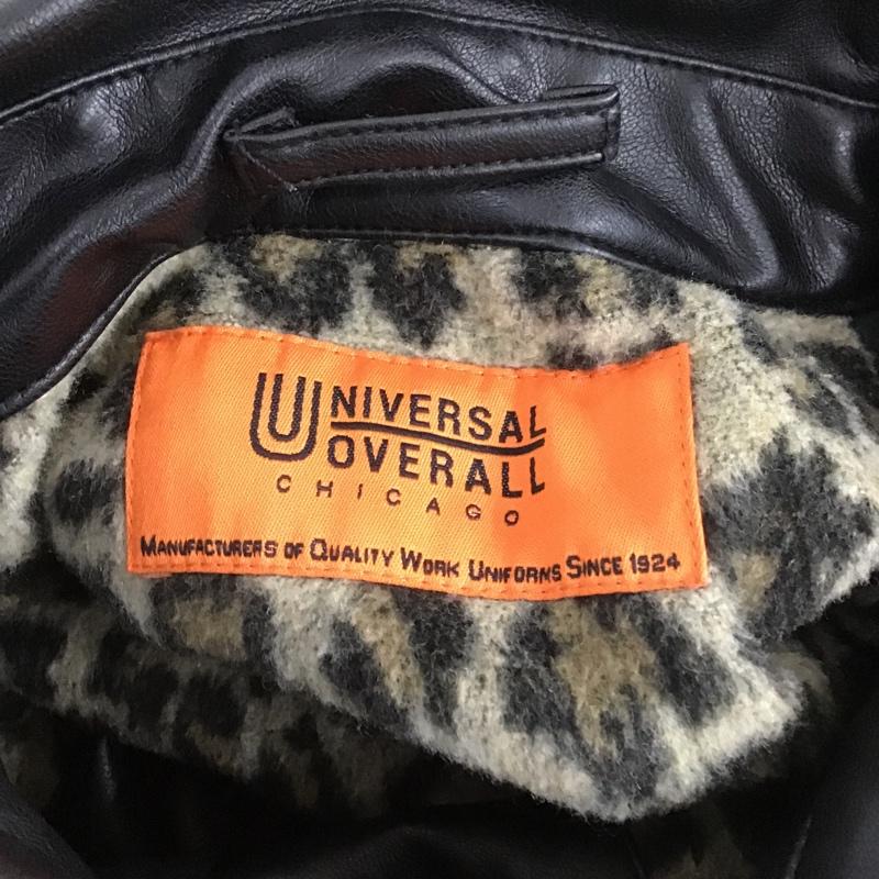 ユニバーサルオーバーオール UNIVERSAL OVERALL ジャケット、上着 ジャケット、ブレザー U203431N コーチジャケット アウター カラージャケット L 無地 黒 / ブラック /  メンズ USED 古着 中古 10105227
