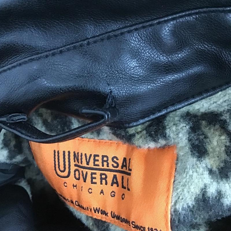 ユニバーサルオーバーオール UNIVERSAL OVERALL ジャケット、上着 ジャケット、ブレザー U203431N コーチジャケット アウター カラージャケット L 無地 黒 / ブラック /  メンズ USED 古着 中古 10105227