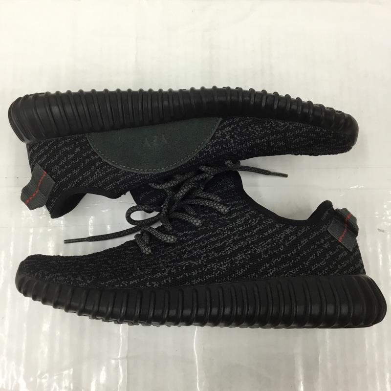 アディダス adidas スニーカー スニーカー AQ2659 YEEZY BOOST 350 26.5cm 箱有 26.5cm ワンポイント 黒 / ブラック /  メンズ USED 古着 中古 10105234