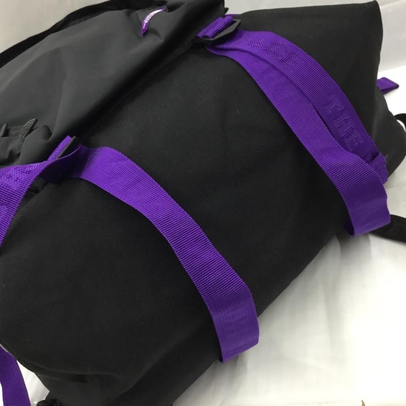 ザ ノースフェイス パープルレーベル THE NORTH FACE PURPLE LABEL リュックサック、デイパック リュックサック、デイバッグ NN7905N CORDURA Nylon DayPack ロゴ、文字 黒 / ブラック / X 紫 / パープル /  メンズ USED 古着 中古 10105240