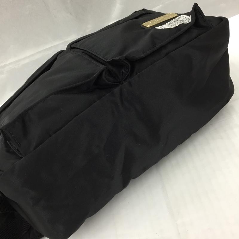 ポーター PORTER ウエストバッグ ウエストバッグ X-GIRL INSIDE LEOPARD WAIST BAG ロゴ、文字 黒 / ブラック / X 金 / ゴールド /  レディース USED 古着 中古 10105245