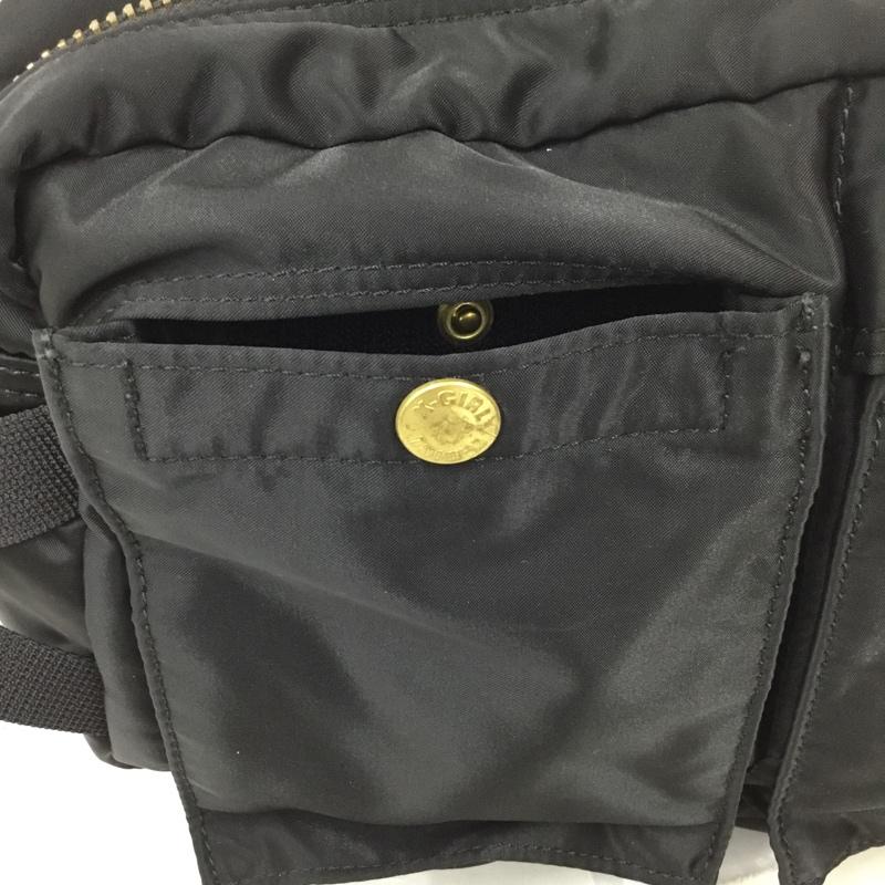 ポーター PORTER ウエストバッグ ウエストバッグ X-GIRL INSIDE LEOPARD WAIST BAG ロゴ、文字 黒 / ブラック / X 金 / ゴールド /  レディース USED 古着 中古 10105245
