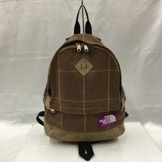 ザ ノースフェイス パープルレーベル THE NORTH FACE PURPLE LABEL リュックサック、デイパック リュックサック、デイバッグ NN7653 チェック ロゴ、文字 茶 / ブラウン / X ベージュ / ベージュ / X 橙 / オレンジ /  レディース USED 古着 中古 10105247