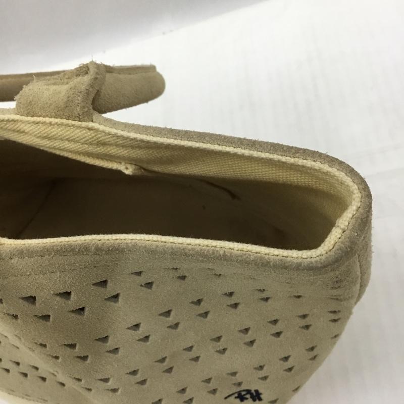 ロンハーマン Ron Herman ハンドバッグ ハンドバッグ フェイクスエード キャンバス パンチング ロゴ、文字 ベージュ / ベージュ /  レディース USED 古着 中古 10105248