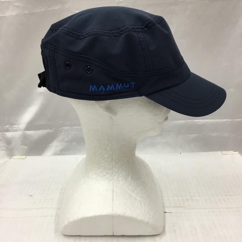 マムート Mammut 帽子 キャップ 1090-04270 Pokiok Soft Shell Cap アウトドア ロゴ、文字 紺 / ネイビー /  メンズ USED 古着 中古 10105256
