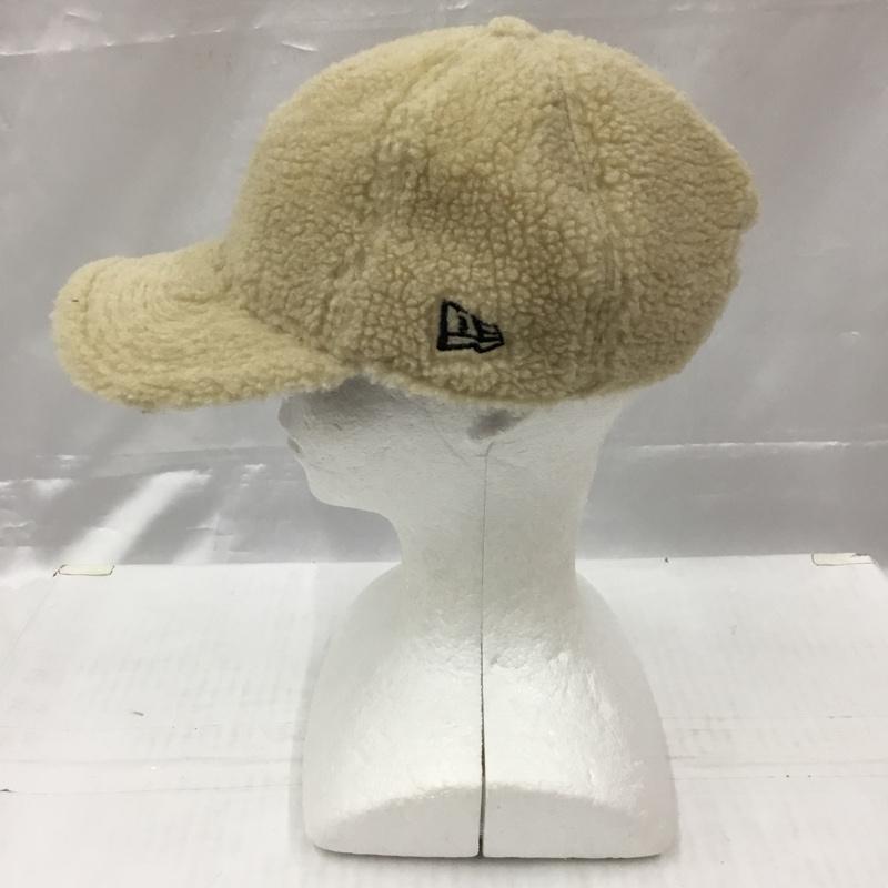 ニューエラ NEW ERA 帽子 キャップ ボア 9THIRTY ロゴ、文字 アイボリー / アイボリー /  レディース USED 古着 中古 10105259