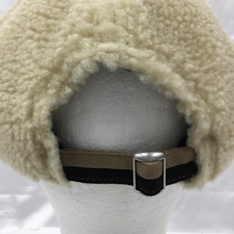ニューエラ NEW ERA 帽子 キャップ ボア 9THIRTY ロゴ、文字 アイボリー / アイボリー /  レディース USED 古着 中古 10105259
