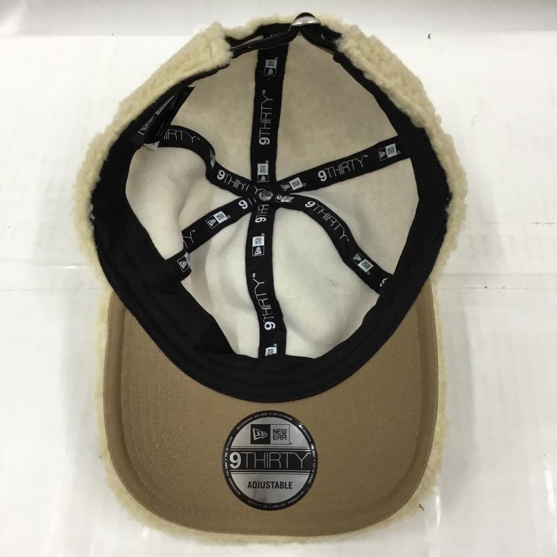 ニューエラ NEW ERA 帽子 キャップ ボア 9THIRTY ロゴ、文字 アイボリー / アイボリー /  レディース USED 古着 中古 10105259