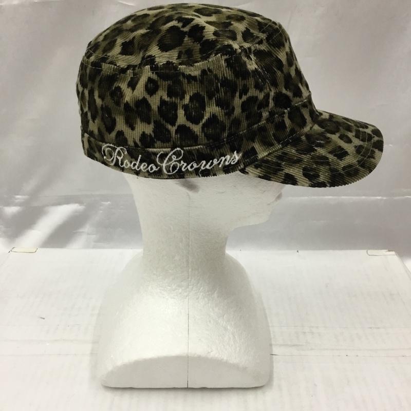 ニューエラ NEW ERA 帽子 キャップ 0505AA01-0110 RODEO CROWNS ロゴ ヒョウ柄・レオパード柄 カーキ / カーキ / X 黒 / ブラック / X 茶 / ブラウン /  メンズ USED 古着 中古 10105260