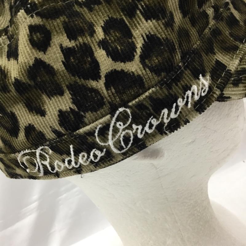 ニューエラ NEW ERA 帽子 キャップ 0505AA01-0110 RODEO CROWNS ロゴ ヒョウ柄・レオパード柄 カーキ / カーキ / X 黒 / ブラック / X 茶 / ブラウン /  メンズ USED 古着 中古 10105260