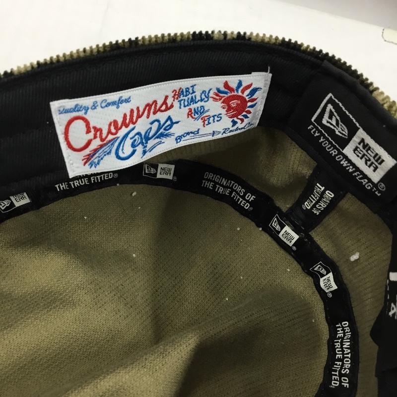 ニューエラ NEW ERA 帽子 キャップ 0505AA01-0110 RODEO CROWNS ロゴ ヒョウ柄・レオパード柄 カーキ / カーキ / X 黒 / ブラック / X 茶 / ブラウン /  メンズ USED 古着 中古 10105260