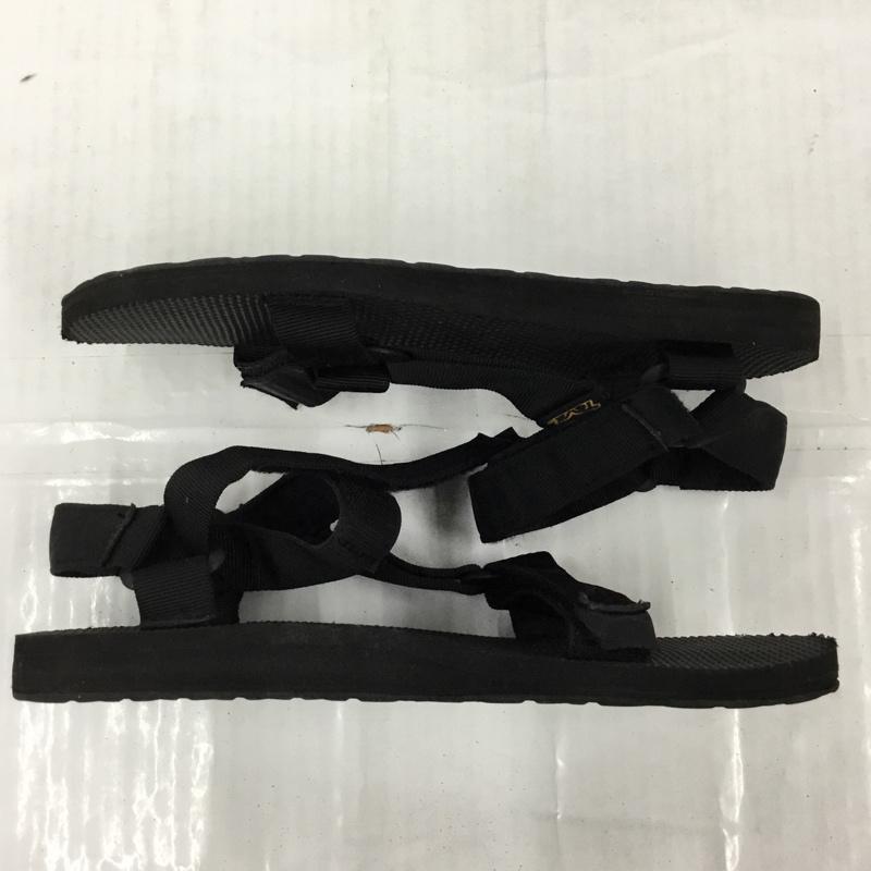 テバ Teva サンダル サンダル スポーツサンダル ロゴ、文字 黒 / ブラック /  メンズ USED 古着 中古 10105261
