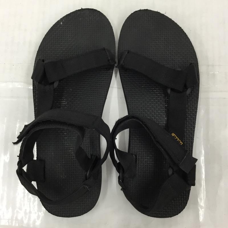 テバ Teva サンダル サンダル スポーツサンダル ロゴ、文字 黒 / ブラック /  メンズ USED 古着 中古 10105261