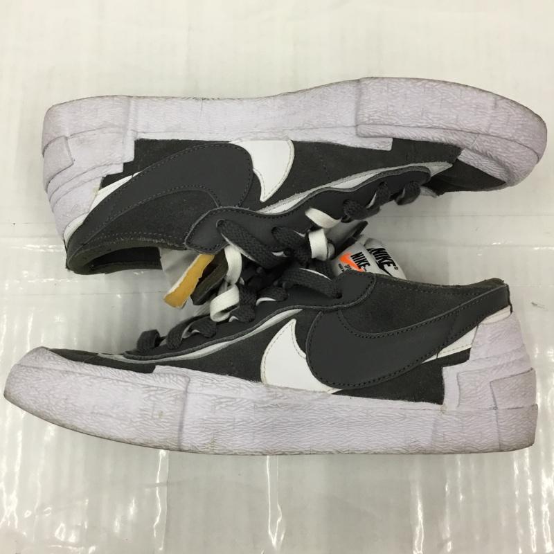 ナイキ NIKE スニーカー スニーカー DD1877-002 BLAZER LOW SACAI 26.5cm 箱有 26.5cm ロゴ、文字 白 / ホワイト / X 灰 / グレー /  メンズ USED 古着 中古 10105265