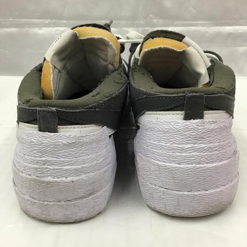 ナイキ NIKE スニーカー スニーカー DD1877-002 BLAZER LOW SACAI 26.5cm 箱有 26.5cm ロゴ、文字 白 / ホワイト / X 灰 / グレー /  メンズ USED 古着 中古 10105265