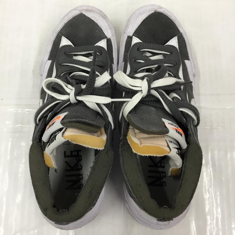 ナイキ NIKE スニーカー スニーカー DD1877-002 BLAZER LOW SACAI 26.5cm 箱有 26.5cm ロゴ、文字 白 / ホワイト / X 灰 / グレー /  メンズ USED 古着 中古 10105265