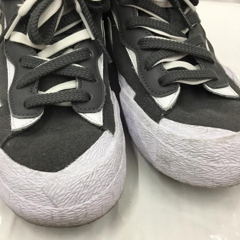 ナイキ NIKE スニーカー スニーカー DD1877-002 BLAZER LOW SACAI 26.5cm 箱有 26.5cm ロゴ、文字 白 / ホワイト / X 灰 / グレー /  メンズ USED 古着 中古 10105265