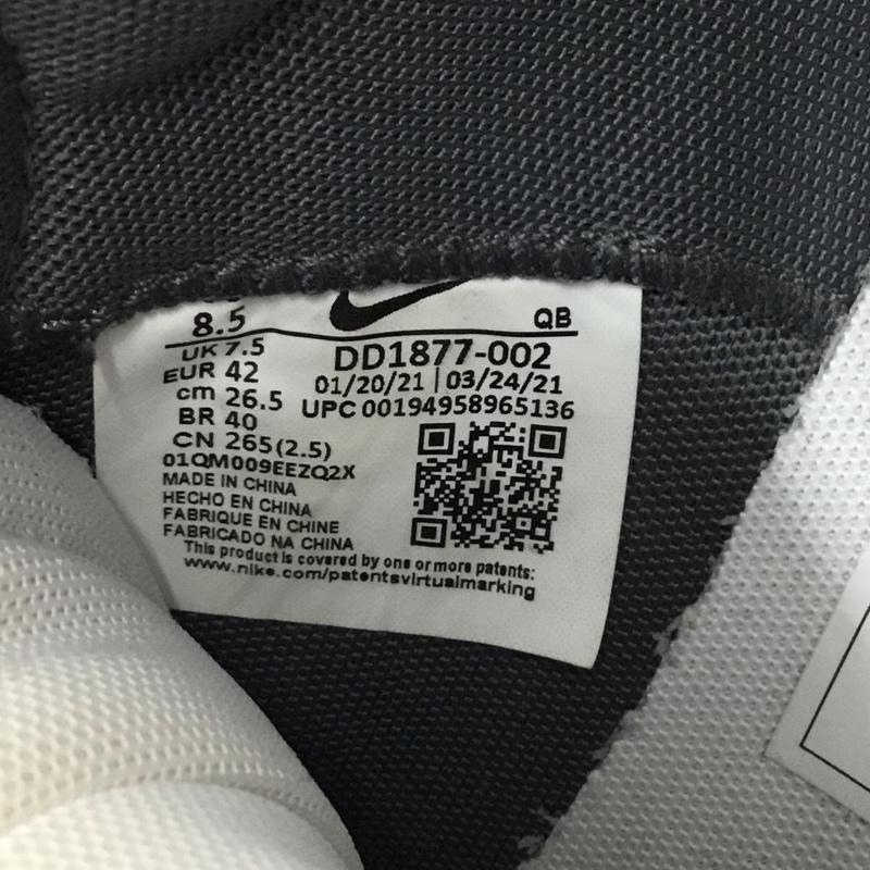 ナイキ NIKE スニーカー スニーカー DD1877-002 BLAZER LOW SACAI 26.5cm 箱有 26.5cm ロゴ、文字 白 / ホワイト / X 灰 / グレー /  メンズ USED 古着 中古 10105265