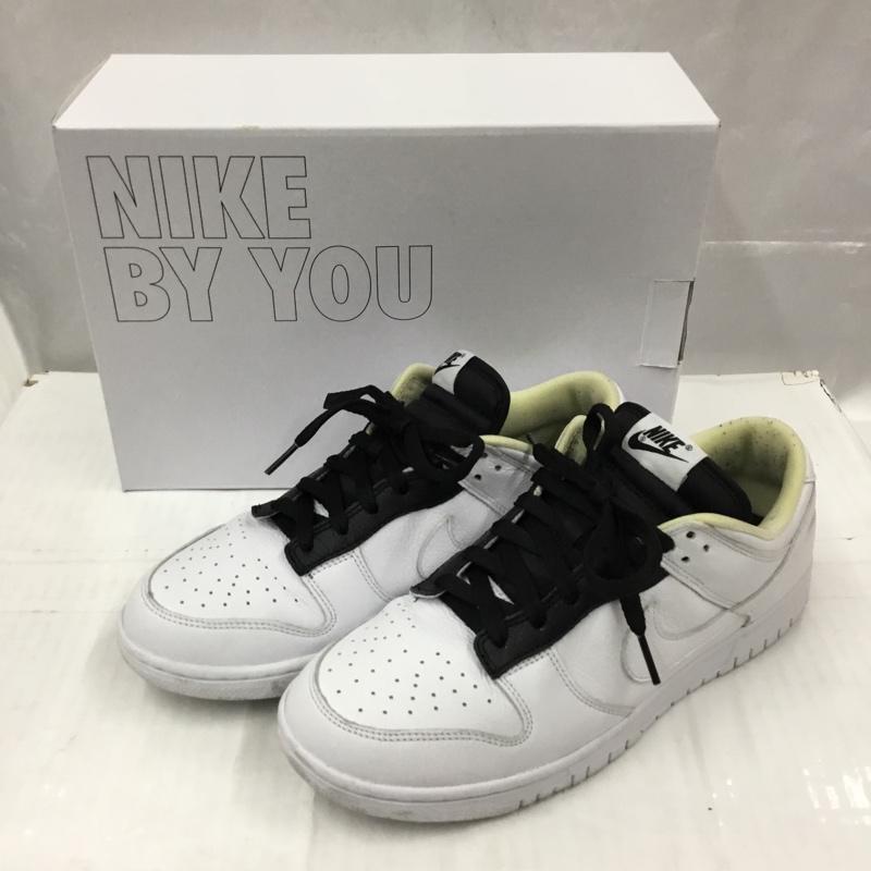 ナイキ NIKE スニーカー スニーカー DC6718-991 BY YOU DUNK LOW 26.5cm 箱有 26.5cm ロゴ、文字 白 / ホワイト / X 黒 / ブラック /  メンズ USED 古着 中古 10105266
