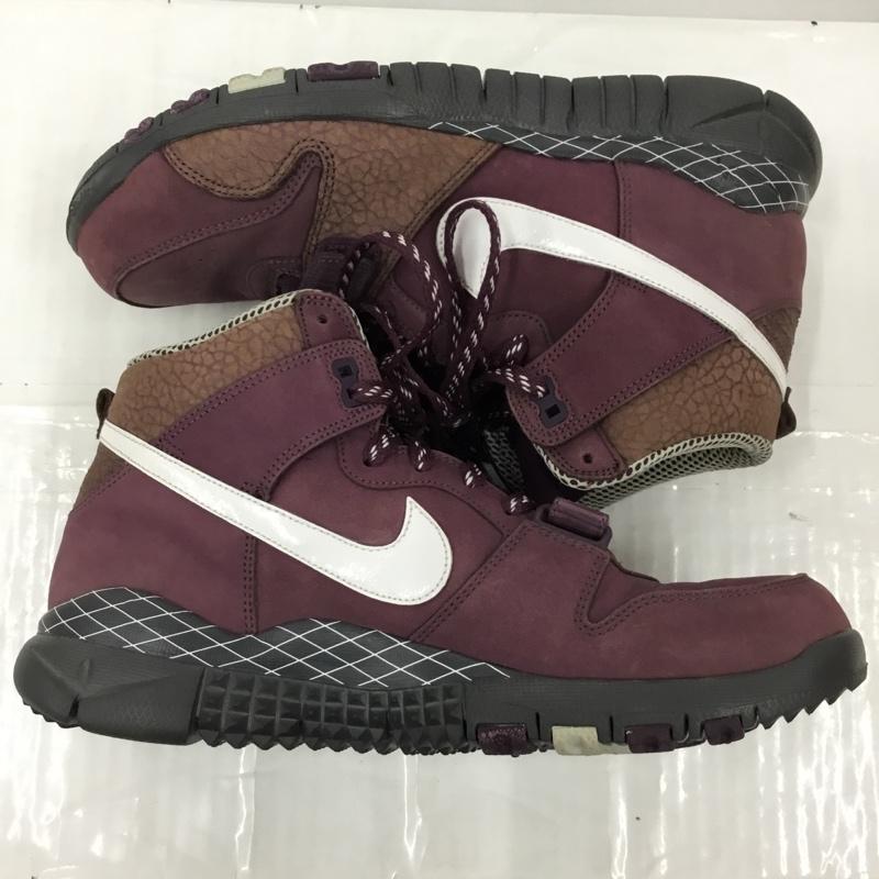 ナイキ NIKE スニーカー スニーカー 317390-511 TRAINER DUNK HIGH 29cm 29.0cm ロゴ、文字 紫 / パープル / X 灰 / グレー /  メンズ USED 古着 中古 10105269