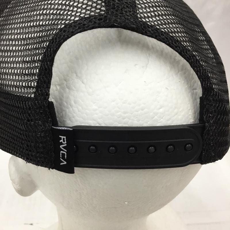 ルーカ RVCA 帽子 キャップ メッシュキャップ ロゴ、文字 黒 / ブラック /  メンズ USED 古着 中古 10105308