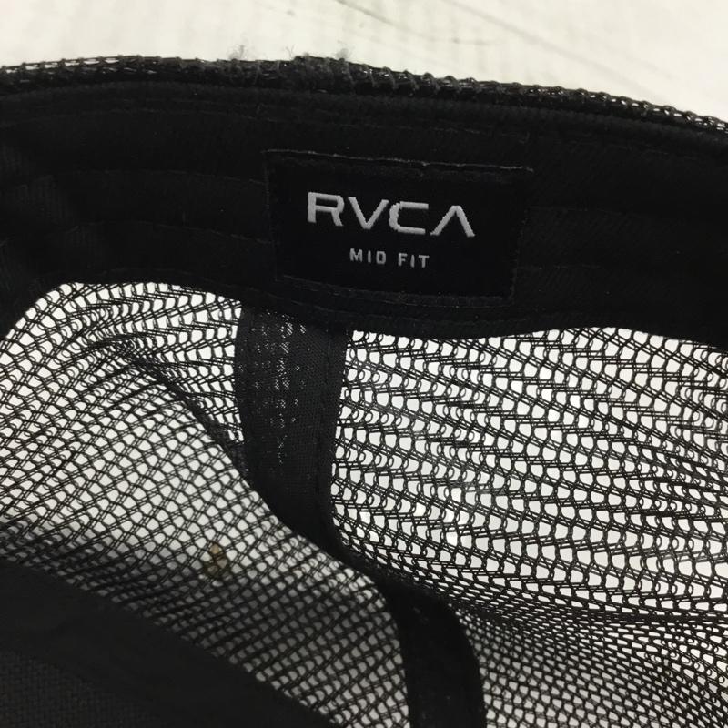 ルーカ RVCA 帽子 キャップ メッシュキャップ ロゴ、文字 黒 / ブラック /  メンズ USED 古着 中古 10105308