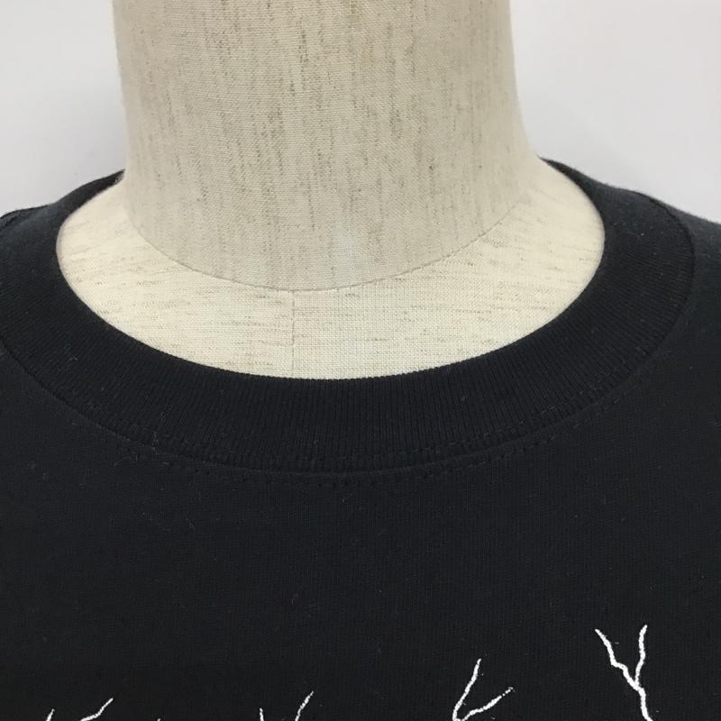 古着 USED Tシャツ 半袖 半袖カットソー プリントTシャツ クルーネックカットソー XL プリント 黒 / ブラック /  メンズ USED 古着 中古 10105312