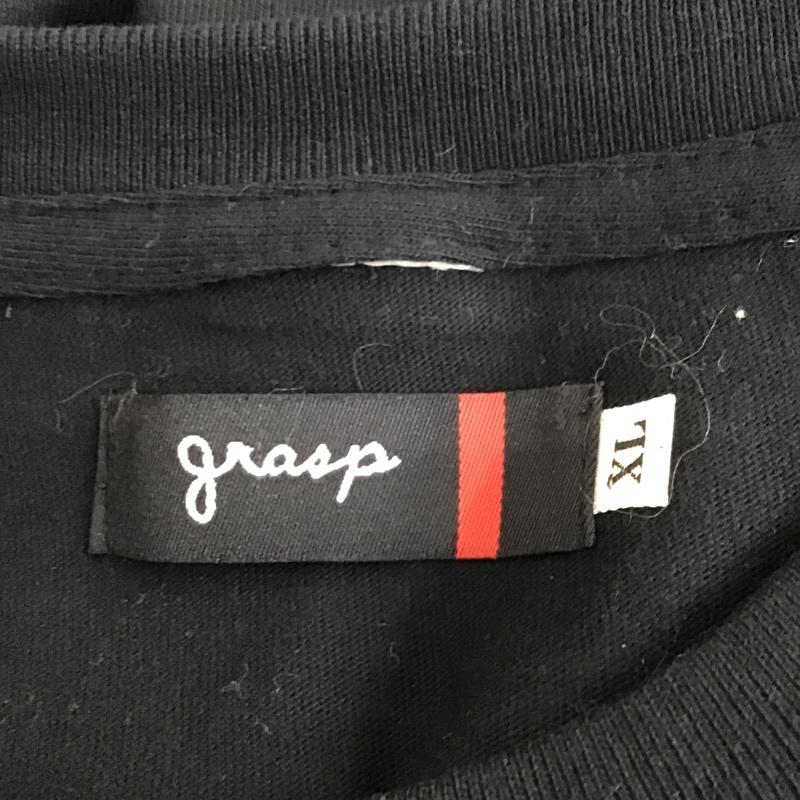 古着 USED Tシャツ 半袖 半袖カットソー プリントTシャツ クルーネックカットソー XL プリント 黒 / ブラック /  メンズ USED 古着 中古 10105312