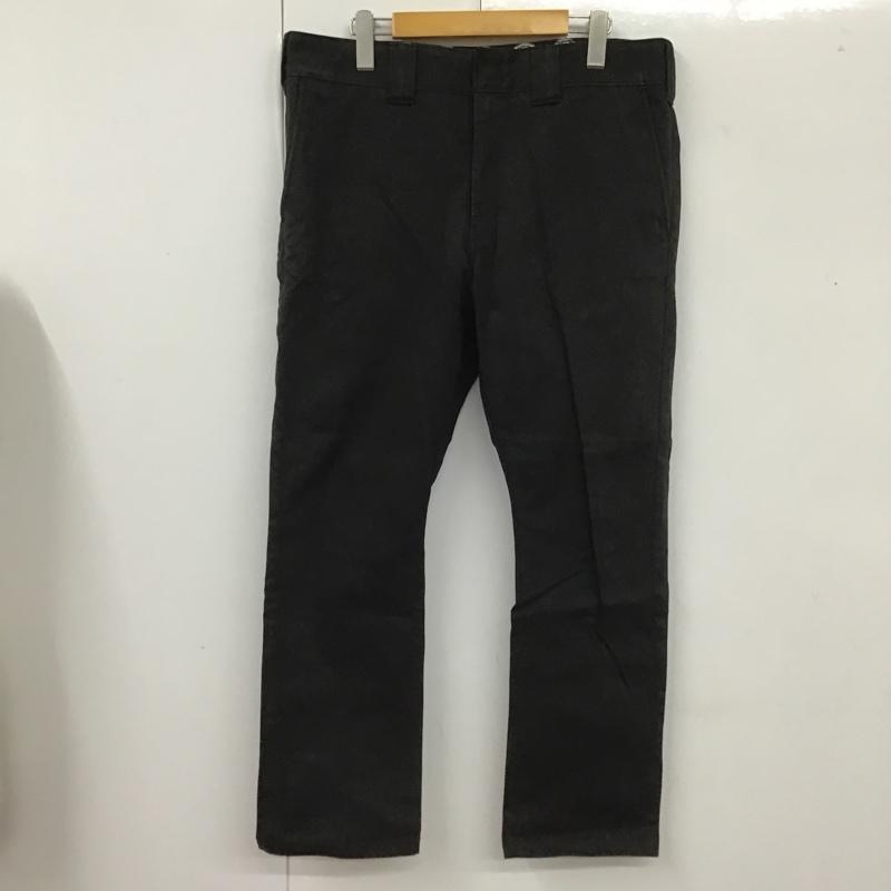 ディッキーズ Dickies パンツ ワークパンツ、ペインターパンツ ワークパンツ ワイドパンツ カジュアルパンツ 34インチ 無地 黒 / ブラック /  メンズ USED 古着 中古 10105318