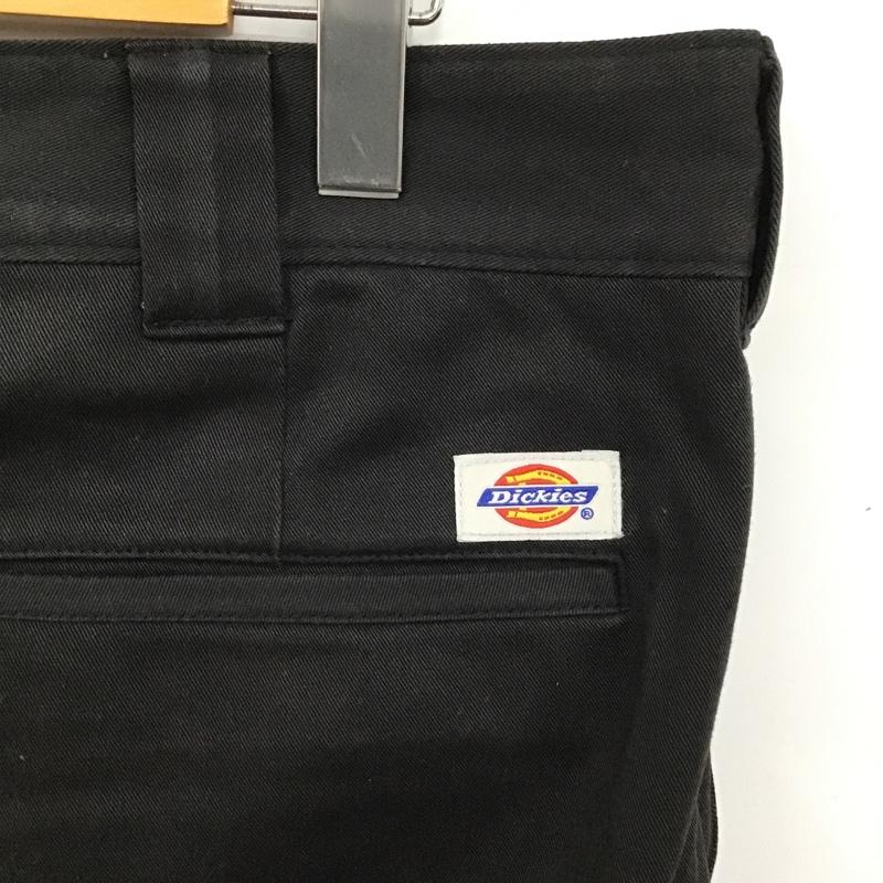 ディッキーズ Dickies パンツ ワークパンツ、ペインターパンツ ワークパンツ ワイドパンツ カジュアルパンツ 34インチ 無地 黒 / ブラック /  メンズ USED 古着 中古 10105318