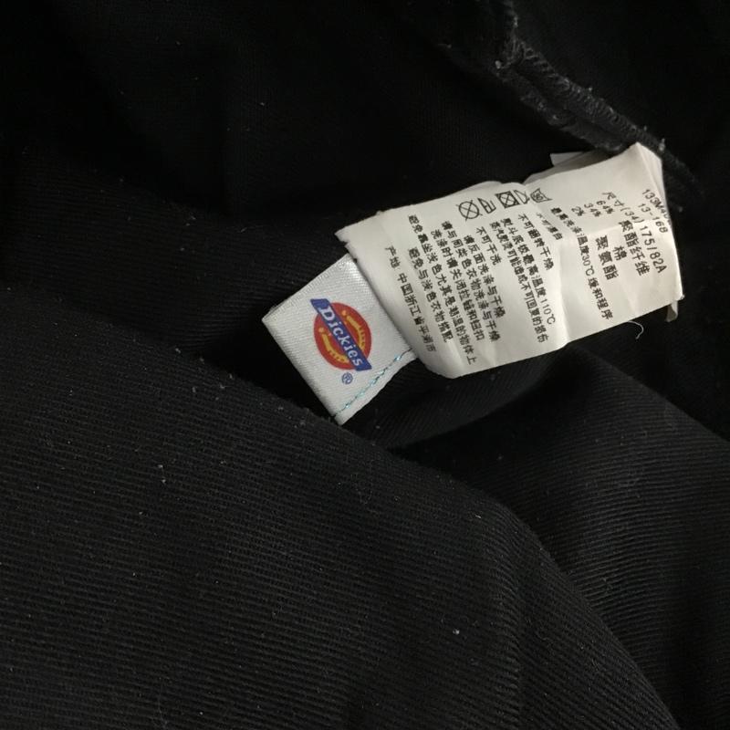 ディッキーズ Dickies パンツ ワークパンツ、ペインターパンツ ワークパンツ ワイドパンツ カジュアルパンツ 34インチ 無地 黒 / ブラック /  メンズ USED 古着 中古 10105318