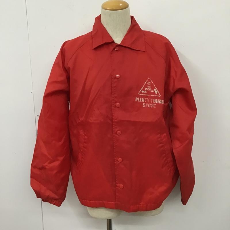 古着 USED ジャケット、上着 ジャンパー、ブルゾン ナイロンジャケット カラージャケット 古着 アウター M ロゴ、文字 赤 / レッド /  メンズ USED 古着 中古 10105322