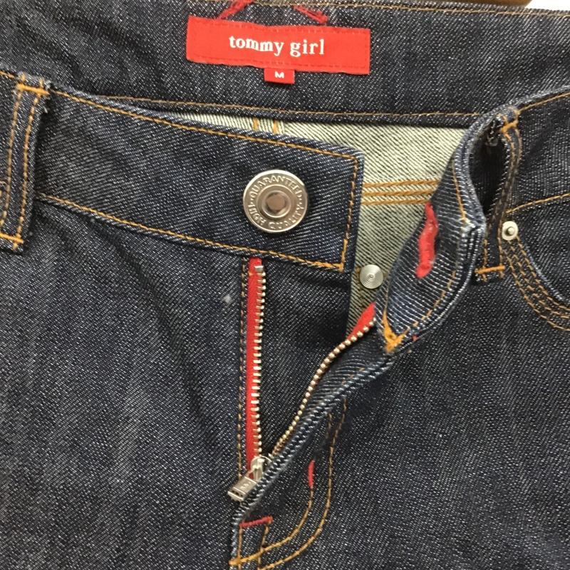 トミーガール tommy girl パンツ デニム、ジーンズ デニムパンツ スリムパンツ ストレッチジーンズ M 無地 インディゴ / インディゴ /  レディース USED 古着 中古 10105341