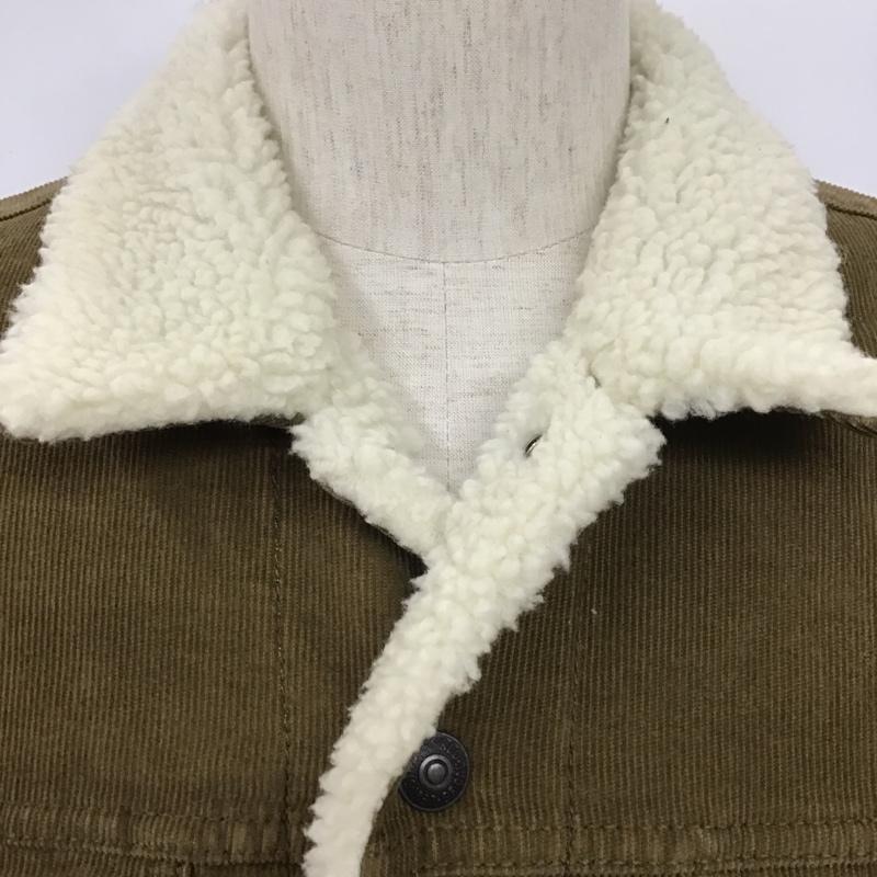 リーバイス Levi's ジャケット、上着 ジャケット、ブレザー 163650061 コーデュロイ 内側ボア L 無地 茶 / ブラウン /  メンズ USED 古着 中古 10105347