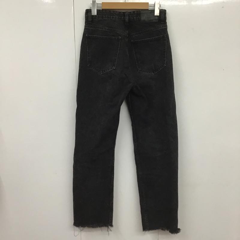 ザラ ZARA パンツ デニム、ジーンズ 26インチ 無地 黒 / ブラック /  レディース USED 古着 中古 10105362