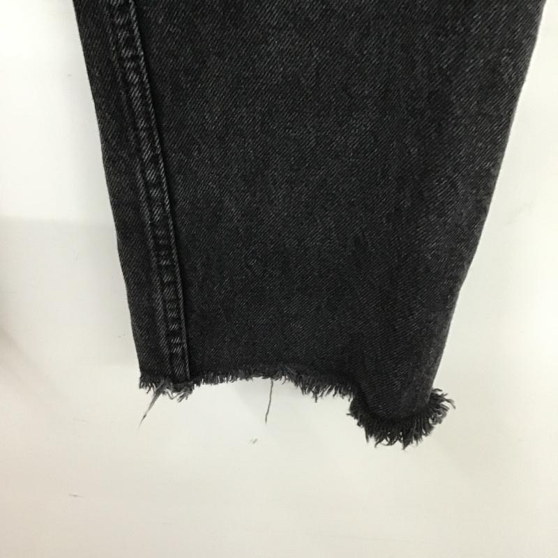 ザラ ZARA パンツ デニム、ジーンズ 26インチ 無地 黒 / ブラック /  レディース USED 古着 中古 10105362