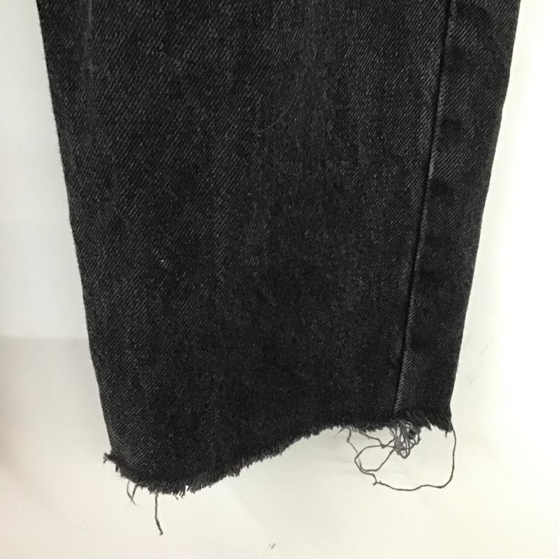 ザラ ZARA パンツ デニム、ジーンズ 26インチ 無地 黒 / ブラック /  レディース USED 古着 中古 10105362