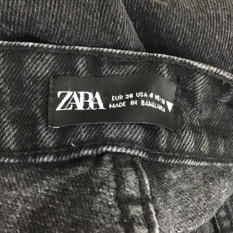 ザラ ZARA パンツ デニム、ジーンズ 26インチ 無地 黒 / ブラック /  レディース USED 古着 中古 10105362