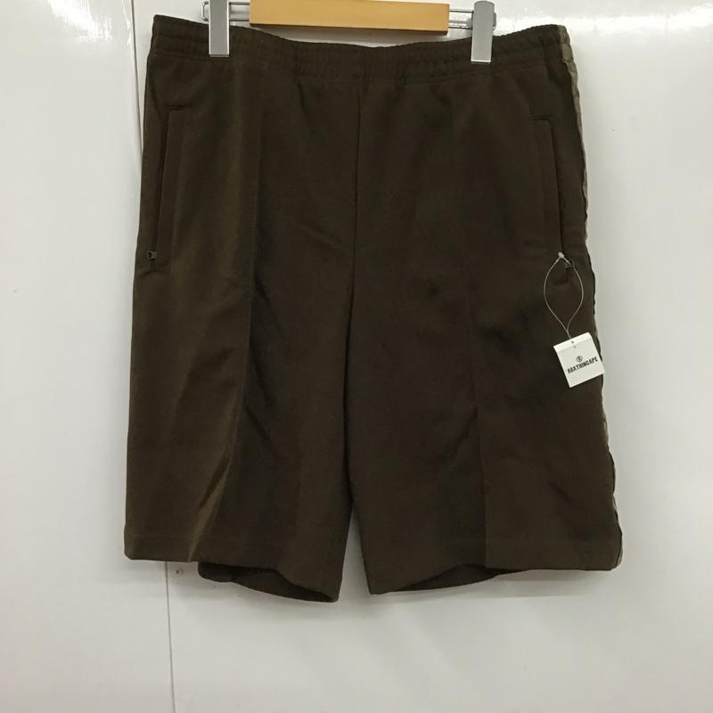 アベイシングエイプ A BATHING APE パンツ ショートパンツ L 無地 茶 / ブラウン /  メンズ USED 古着 中古 10105367