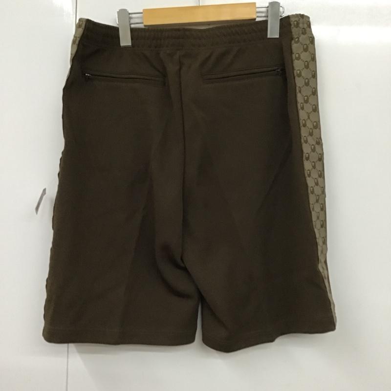 アベイシングエイプ A BATHING APE パンツ ショートパンツ L 無地 茶 / ブラウン /  メンズ USED 古着 中古 10105367