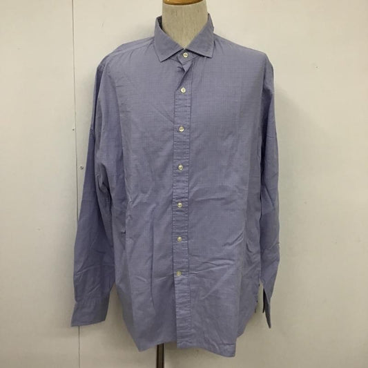 ポロラルフローレン POLO RALPH LAUREN シャツ、ブラウス 長袖 長袖シャツ チェックシャツ カラーシャツ 長袖カットソー チェック 水色 / ライトブルー /  メンズ USED 古着 中古 10105376